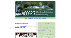 Desktop Screenshot of corbettsglen.org
