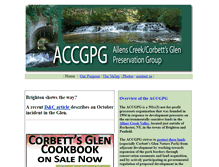 Tablet Screenshot of corbettsglen.org